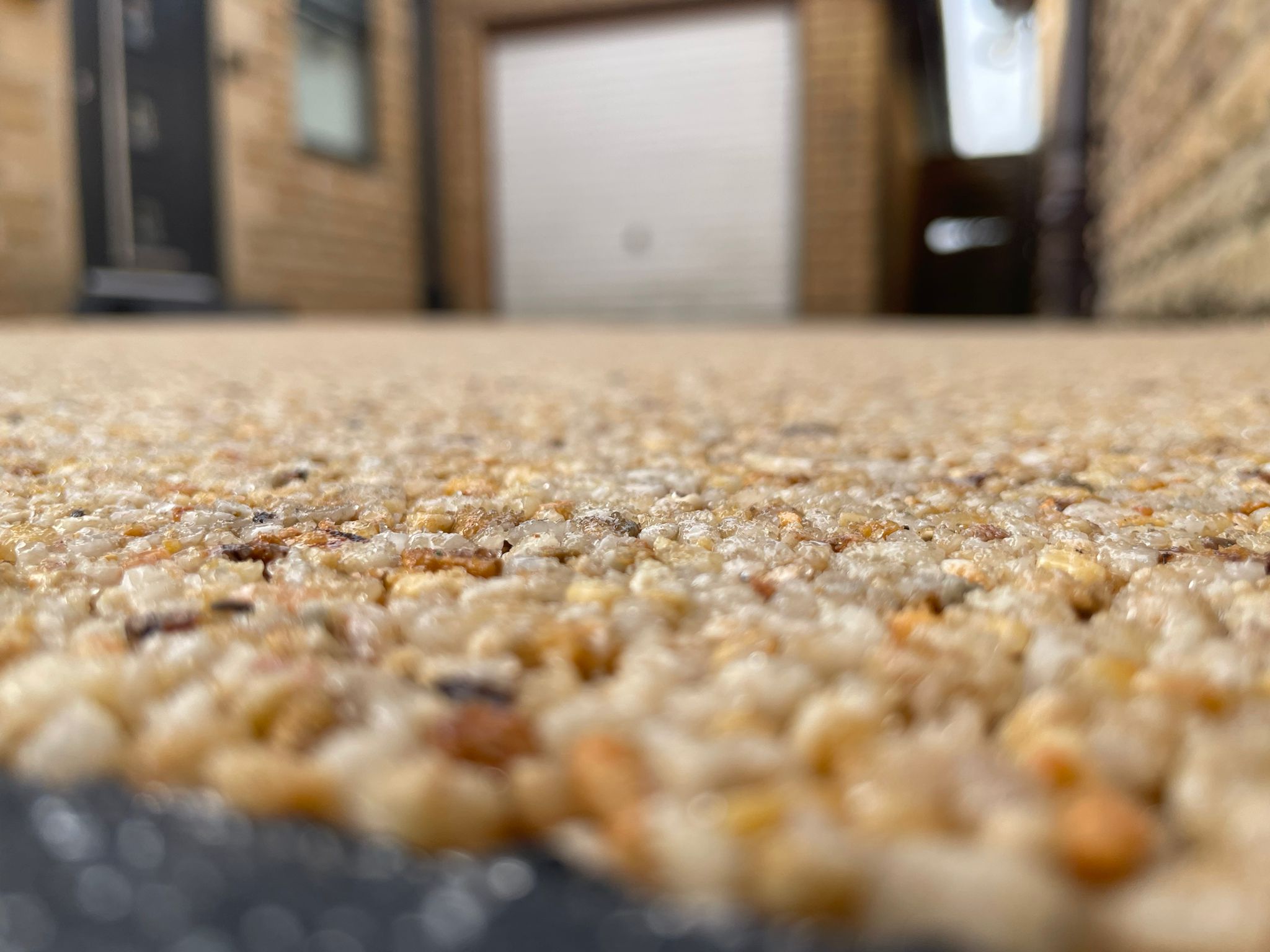 Resin bound driveway installation in London by Resinova